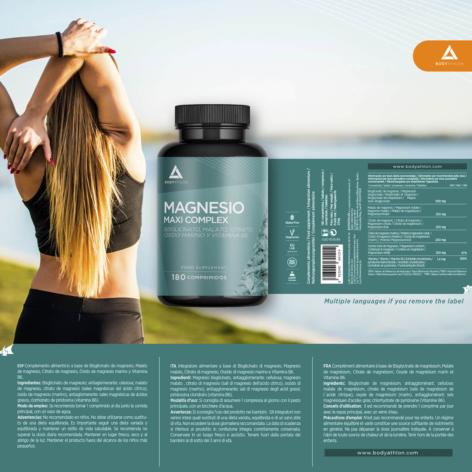 magnesio maxi complex bodyathlon