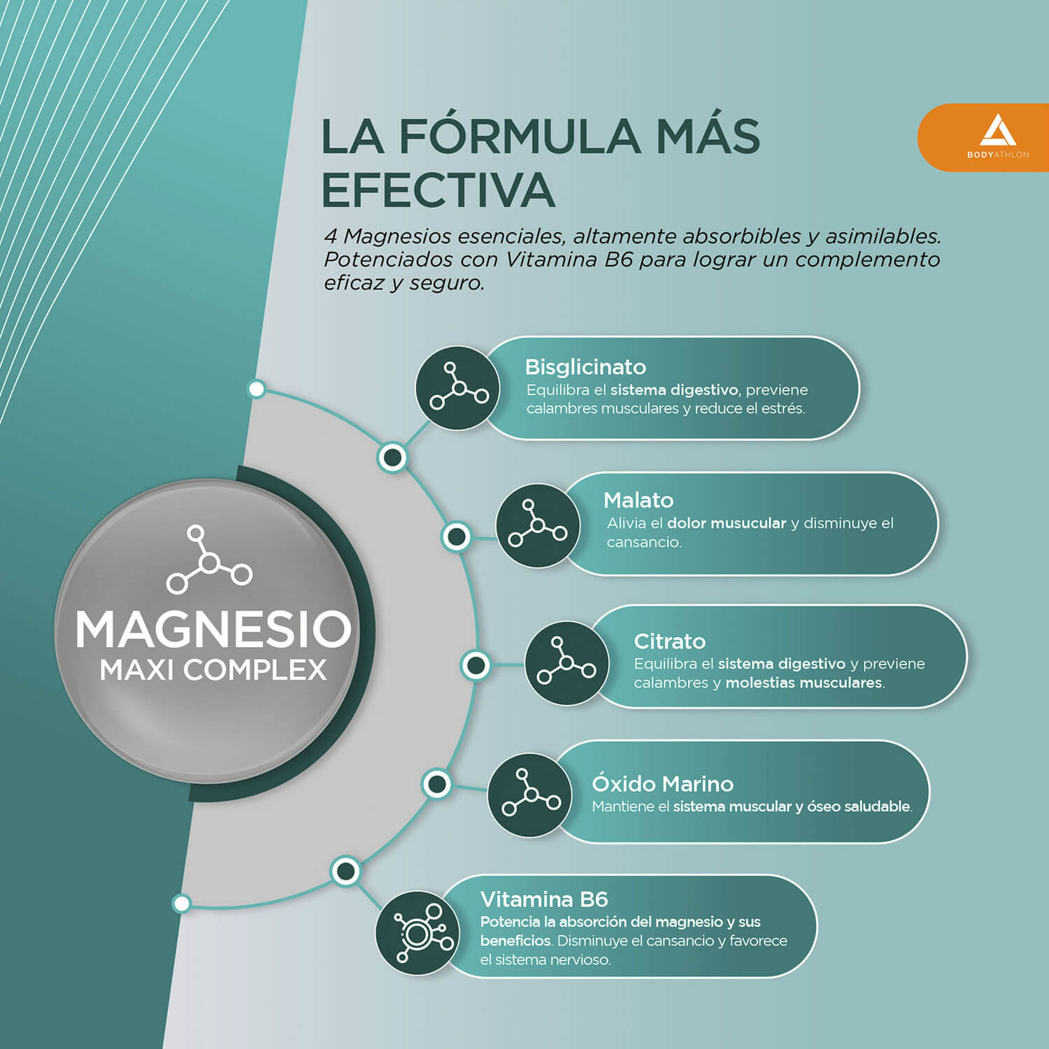 magnesio maxi complex bodyathlon